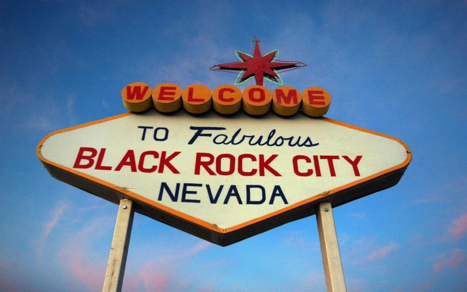 black rock city sign - Getty