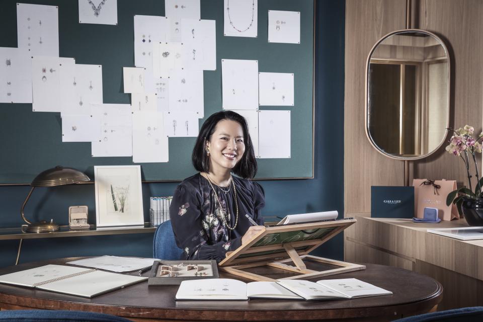 Emily in her studio. (PHOTO: Calla Lily)