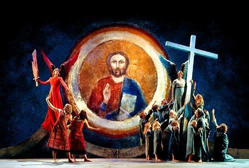 TRADITION: A scene from the Oberammergau play that is both rare and long-running, having first appeared in the 17th century.