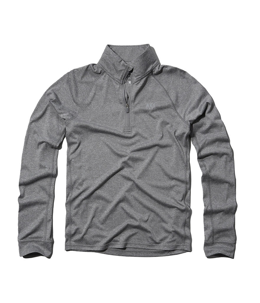 <p>Abercrombie & Fitch Active Quarter Zip Pullover, $50, <a rel="nofollow noopener" href="http://www.abercrombie.com/shop/us/p/a-and-f-active-quarter-zip-pullover-4848081_01" target="_blank" data-ylk="slk:abercrombie.com;elm:context_link;itc:0;sec:content-canvas" class="link ">abercrombie.com</a></p>