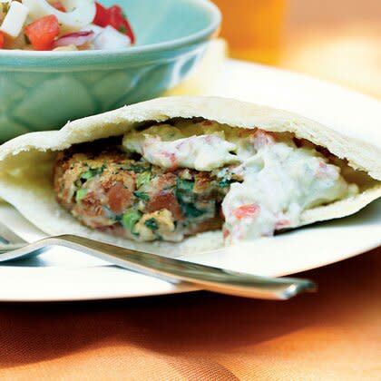 Southwestern Falafel with Avocado Spread