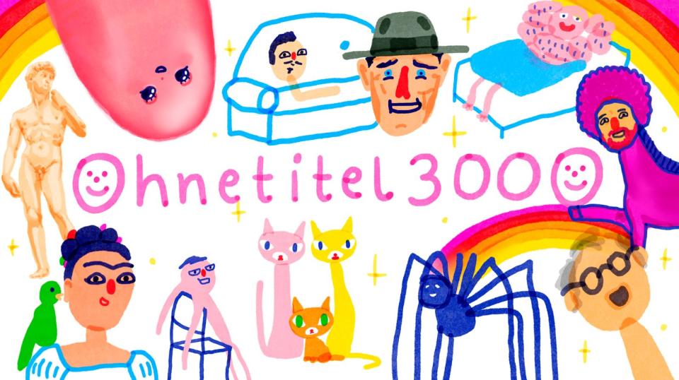 In "ohnetitel3000" stehen einfache Fakten zu bildenden Künstlerinnen wie Frida Kahlo oder Aktionskünstlern wie Joseph Beuys im Zentrum. Vermittelt werden sie anhand sehr kurzer und oftmals sehr skurriler Clips.  (Bild: WDR/Michelle Tophinke)