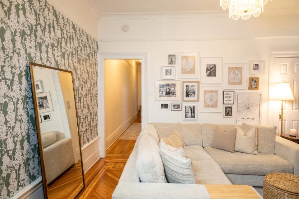 The living room. OLGA GINZBURG FOR THE NEW YORK POST