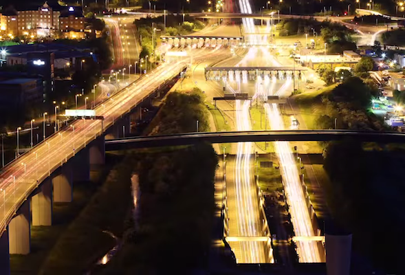 Dartford Crossing toll booth removal