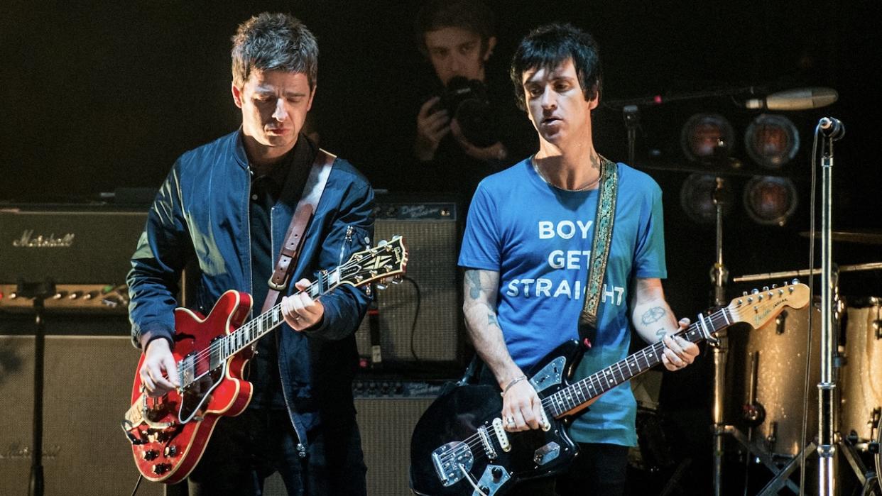  Noel Gallagher and Johnny Marr. 