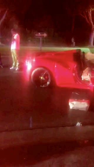 Multi-millionaire rapper P Diddy's son King Combs limped away from this smash that left his £330,000 Ferrari F8 Tributo a complete write-off. The crash took place on Rodeo Drive and Sunset Boulevard in Los Angeles, USA, after a Tesla slammed into Combs' V8 Ferrari, totaling both cars. A videographer, who asked to remain anonymous, said: "I was in my bed when I heard all the noise and I ran outside." According to TMZ, the driver of the Tesla was reportedly arrested for a DUI following the crash.
