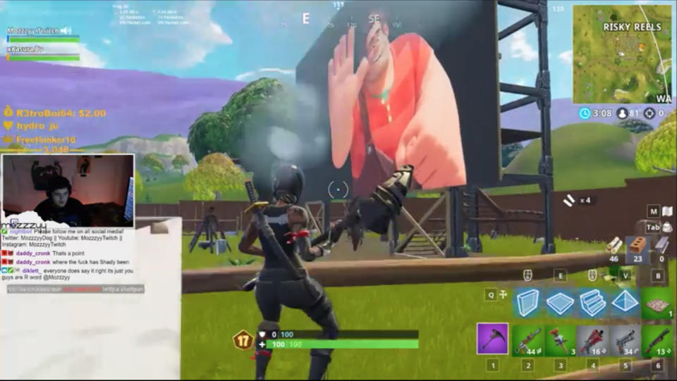 It looks like Fortnite is gearing up for another pop-culture crossover after