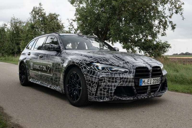 BMW釋出M3 Touring偽裝照。