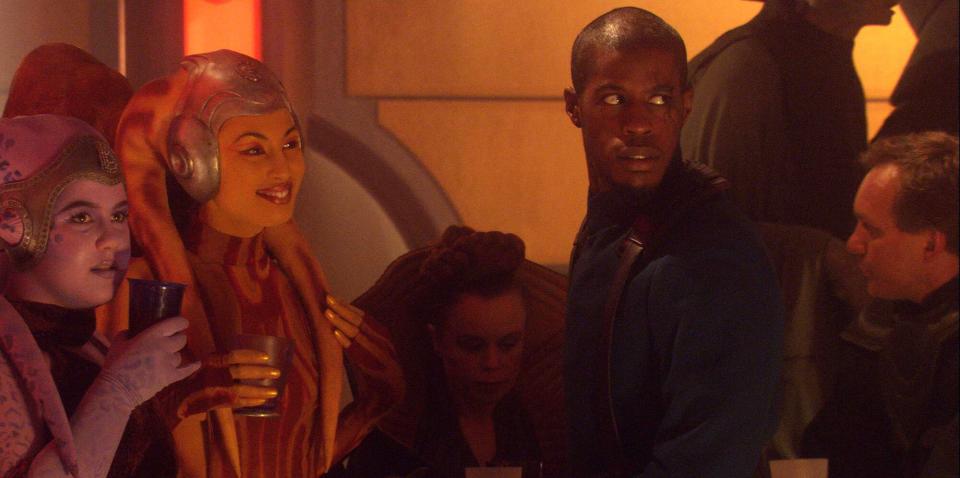 Ahmed Best in 'Star Wars: Episode II - Attack of the Clones'