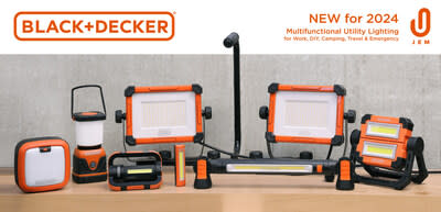 JEM Brands Secures Exclusive License for BLACK DECKER Lighting