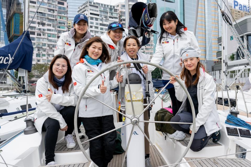 「Volvo女子舵手賽」吸引約50位女子舵手參賽。