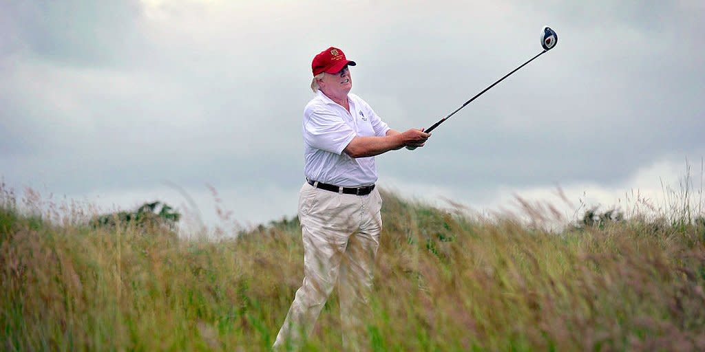 trump golf