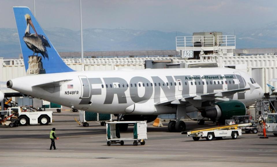 Frontier Airlines had the worst on-time record last year of the largest American air carriers. REUTERS