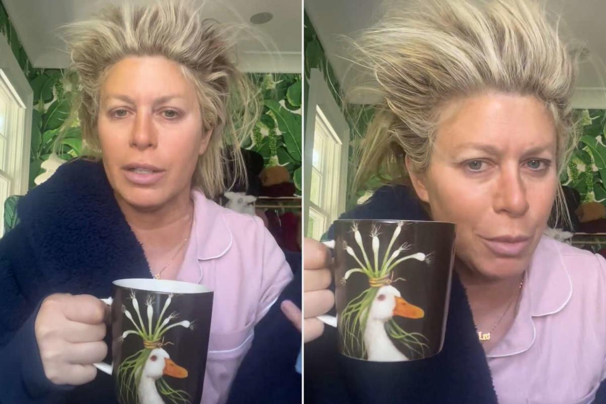 Jill Martin pokes fun at her post-chemo hair ‘growing up’ and jokes that she looks like a duck