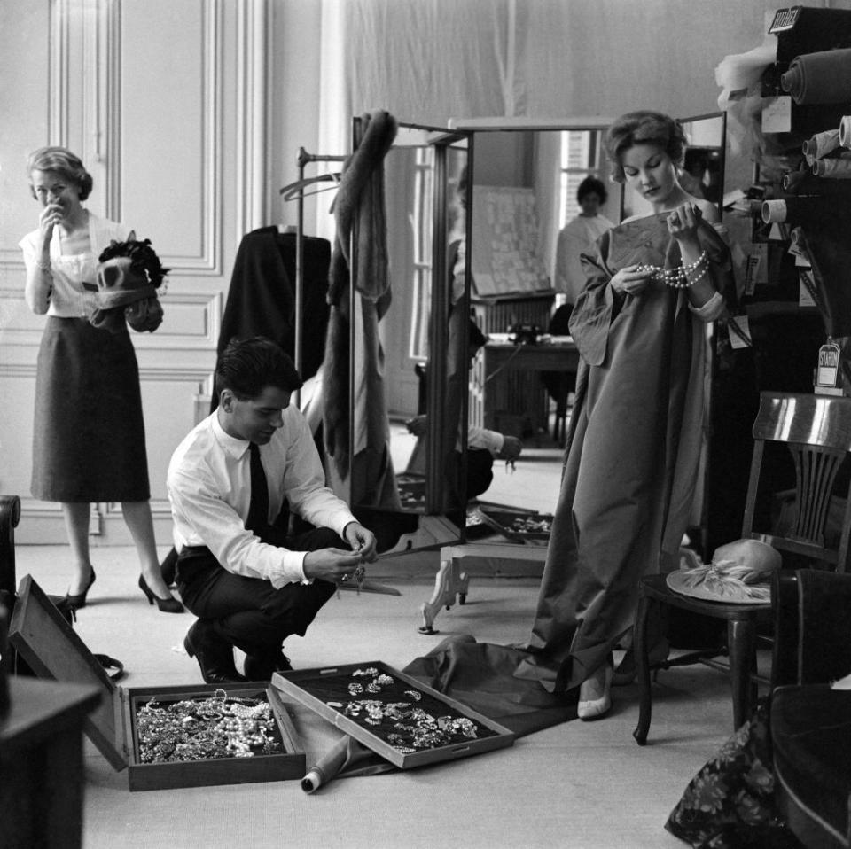 1957: He Becomes the Art Director of Jean Patou in Paris.