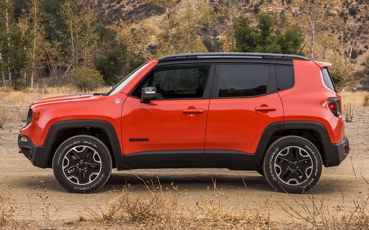 2017 Jeep Renegade Trailhawk side profile photo