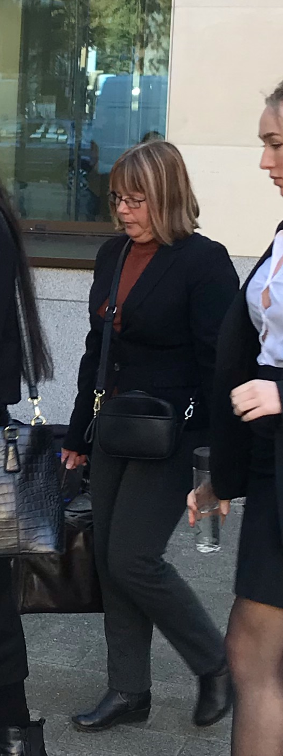 Louise Marsh, pictured leaving Westminster magistrates court, is accused of fraud at Patisserie Valerie (ES/Kirk)