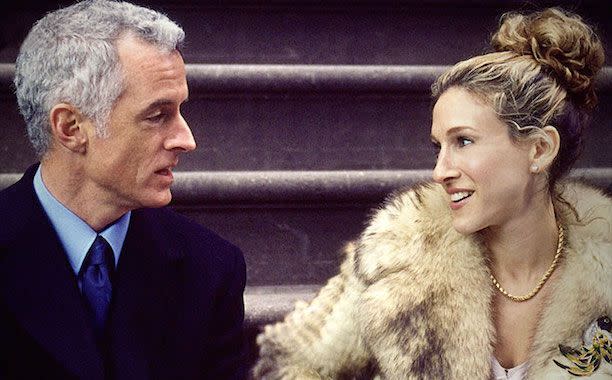 HBO John Slattery and Sarah Jessica Parker on 'Sex and the City'