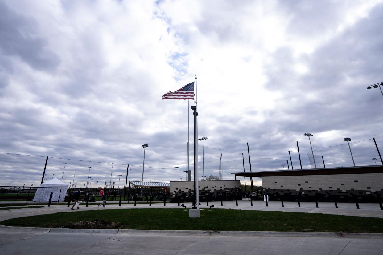 The northern entrance at GrimesPlex.