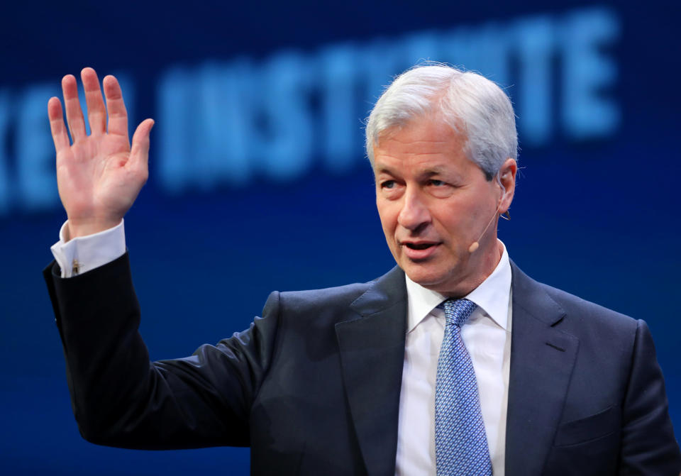 Jamie Dimon, Chairman and CEO of JPMorgan Chase & Co. REUTERS/Mike Blake
