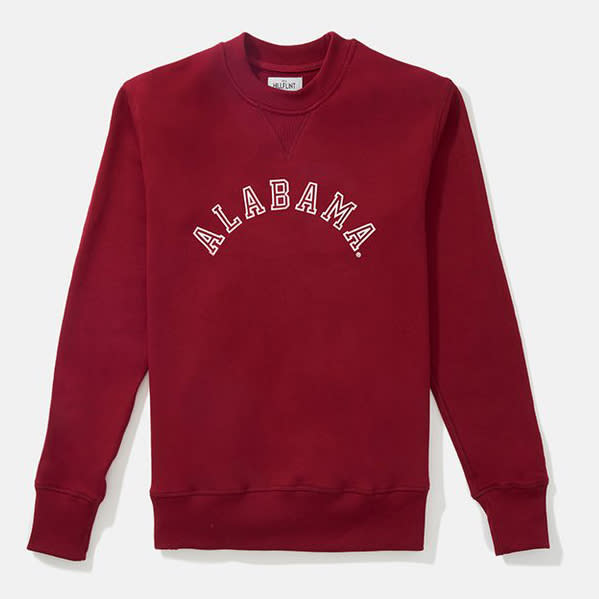 Alabama crewneck sweatshirt, HillFlint college apparel