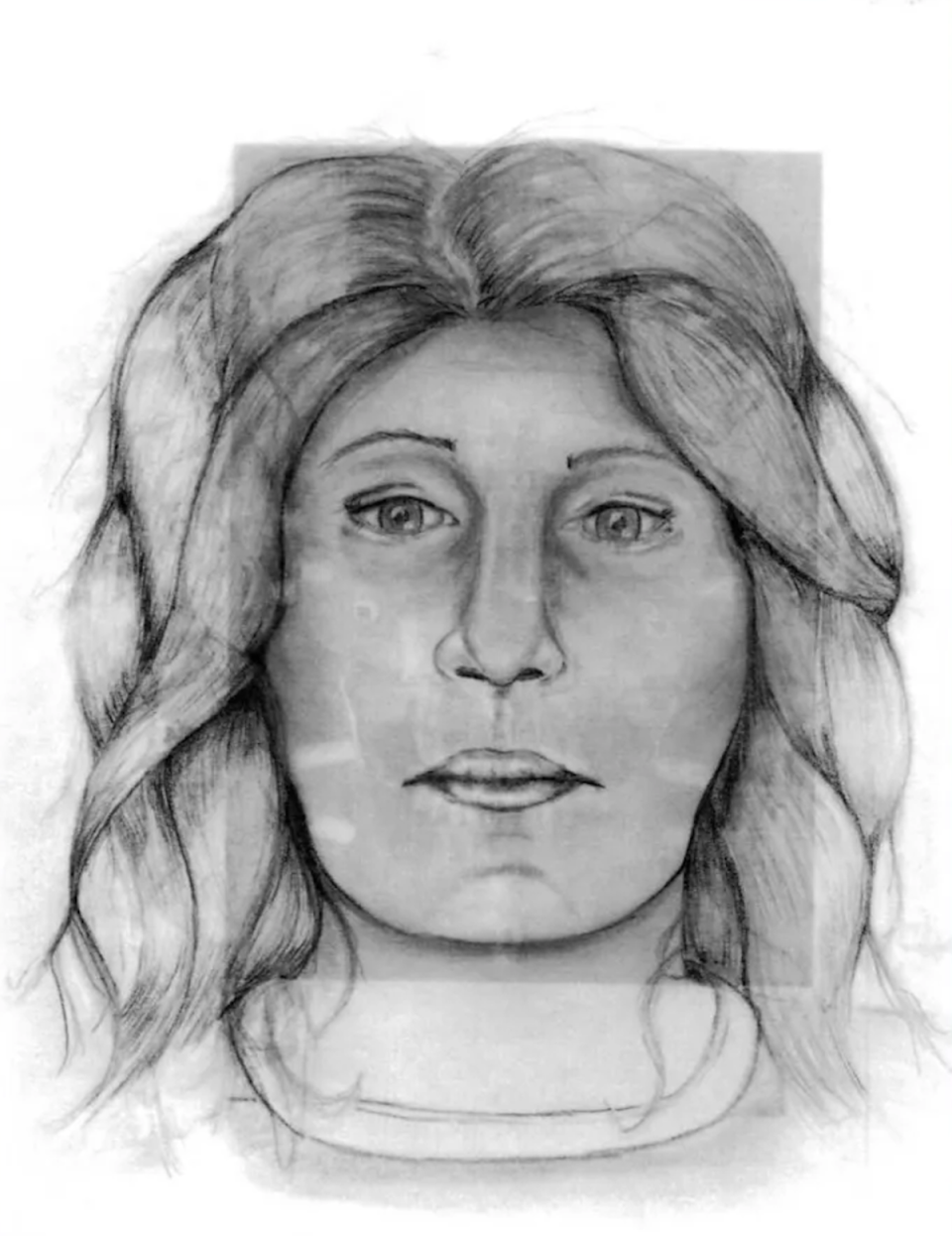 A number of sketches have been made of the woman using a combination of DNA technology, her remains, and a description by Jesperson (Riverside County District Attorney’s Office)