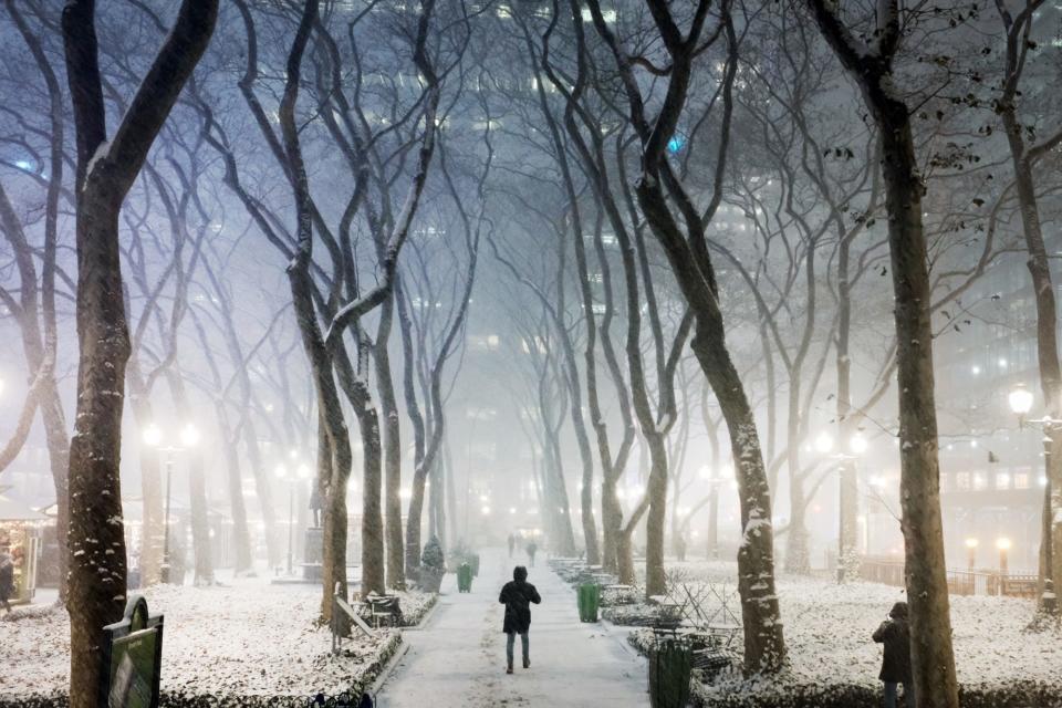 Incredible Photos from the Overnight Snowstorm That Hit the East Coast