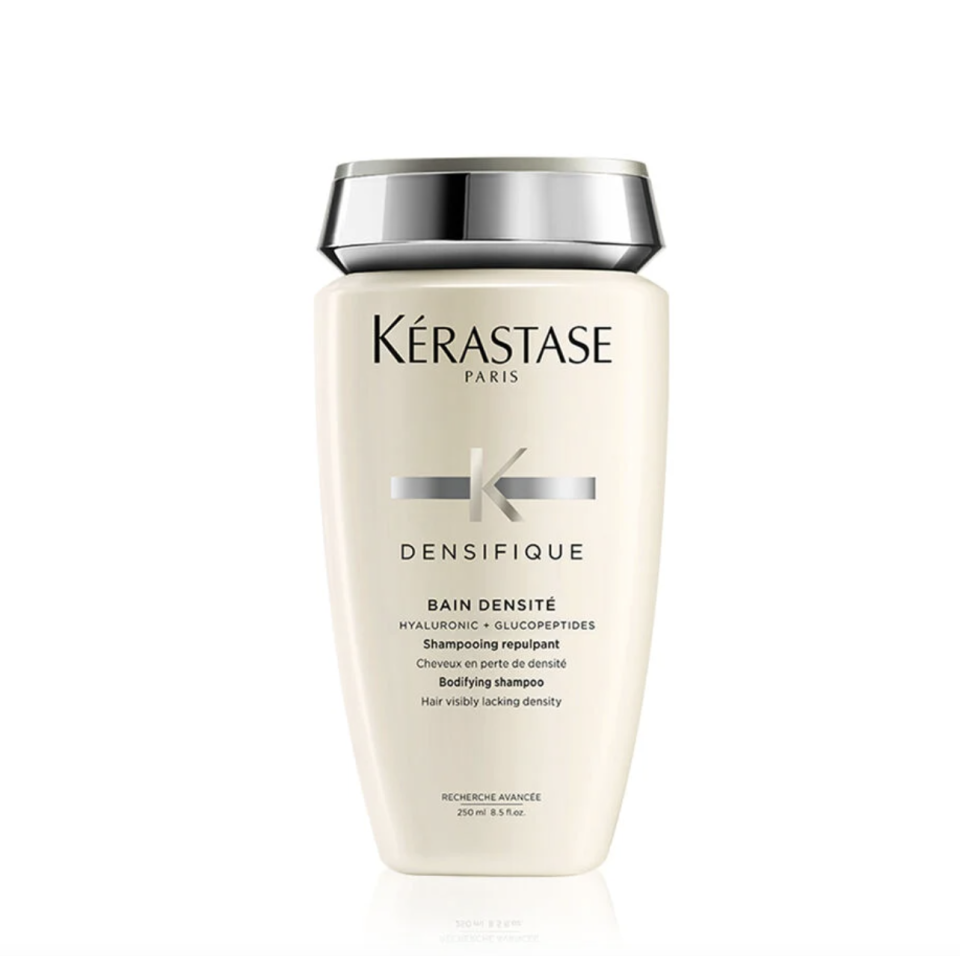 <p><a href="https://go.redirectingat.com?id=74968X1596630&url=https%3A%2F%2Fwww.kerastase-usa.com%2Fcollections%2Fdensifique%2Fbain-densite-shampoo.html&sref=https%3A%2F%2F" rel="nofollow noopener" target="_blank" data-ylk="slk:Shop Now;elm:context_link;itc:0;sec:content-canvas" class="link ">Shop Now</a></p><p>Bain Densité Shampoo</p><p>$42.00</p><span class="copyright">Kérastase</span>