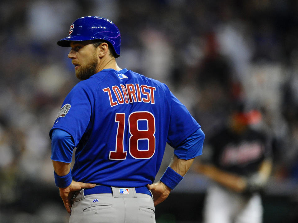 Ben Zobrist。（Nick Cammett/Diamond Images/Getty Images）