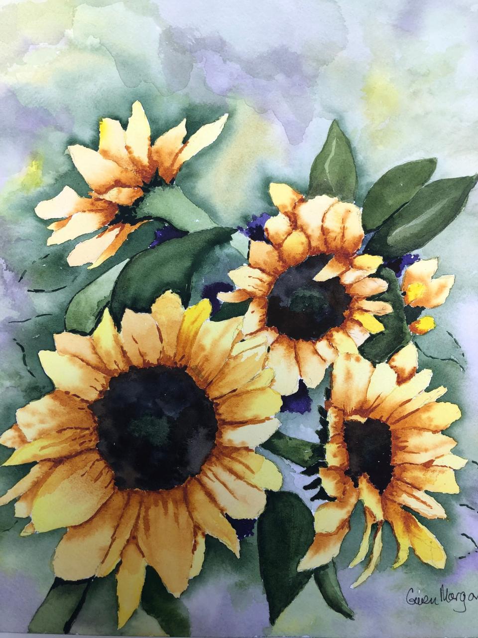 Sunflowers by Gwen Morgan