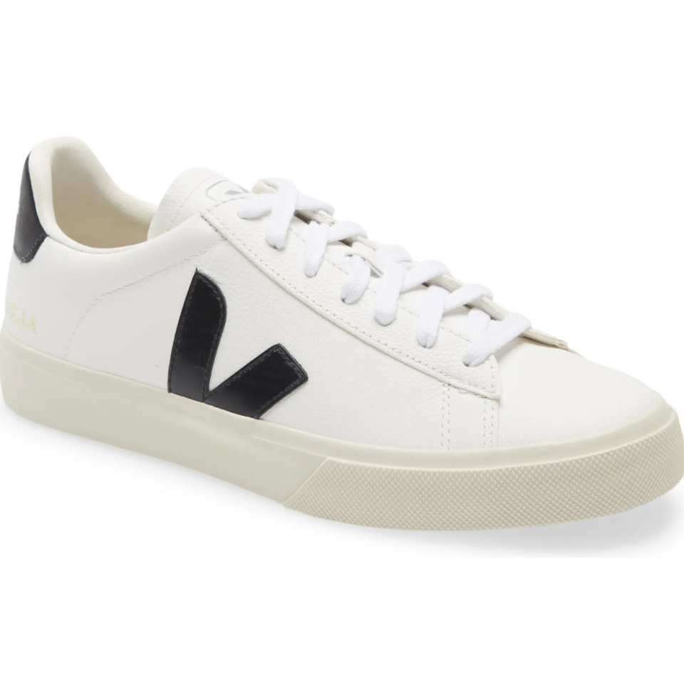 Veja Campo Sneaker in Extra Black/White (Photo via Nordstrom)