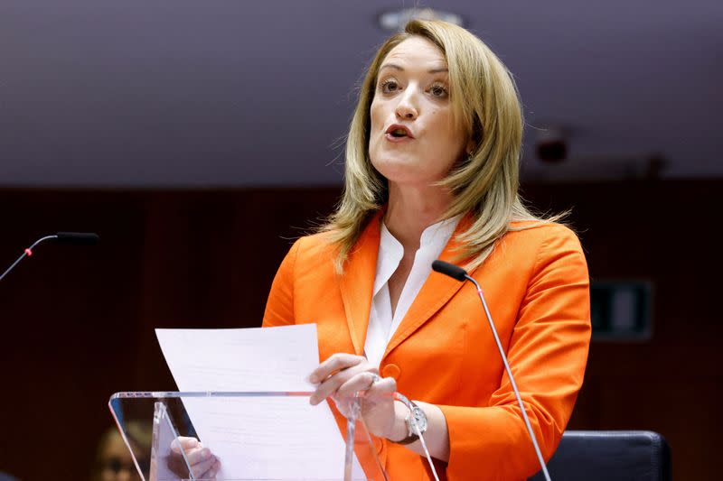 FILE PHOTO: European Parliament plenary session in Brussels