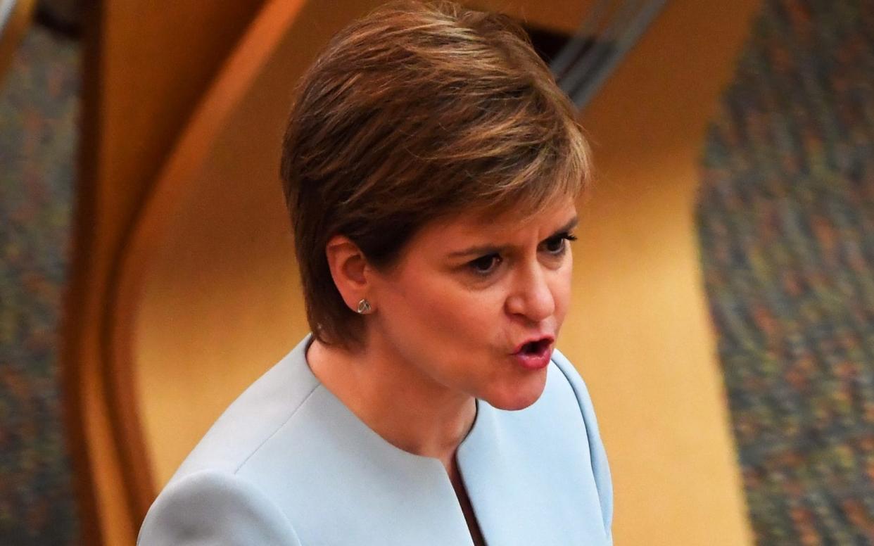 Nicola Sturgeon's spokesman said the claim 'does not accord or tally with our recollection of that particular meeting' - Andy Buchanan/Pool via Reuters