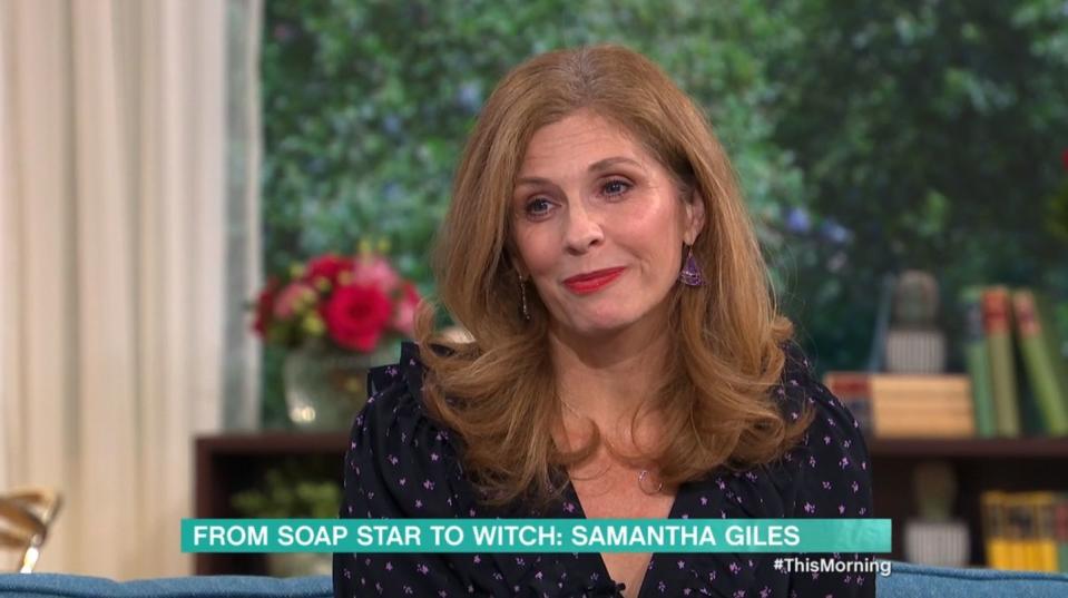 emmerdale's samantha giles on this morning