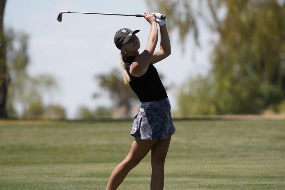 Jacksonville State's Jinger Heath won the NGI individual title. (Photo by Landon Ringler)