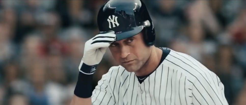Derek Jeter and the entire New York Yankees team tip their hats to