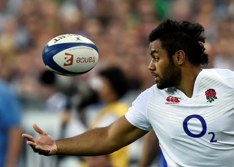 England forward Billy Vunipola in action during a 2015 match against France at the Stade de France