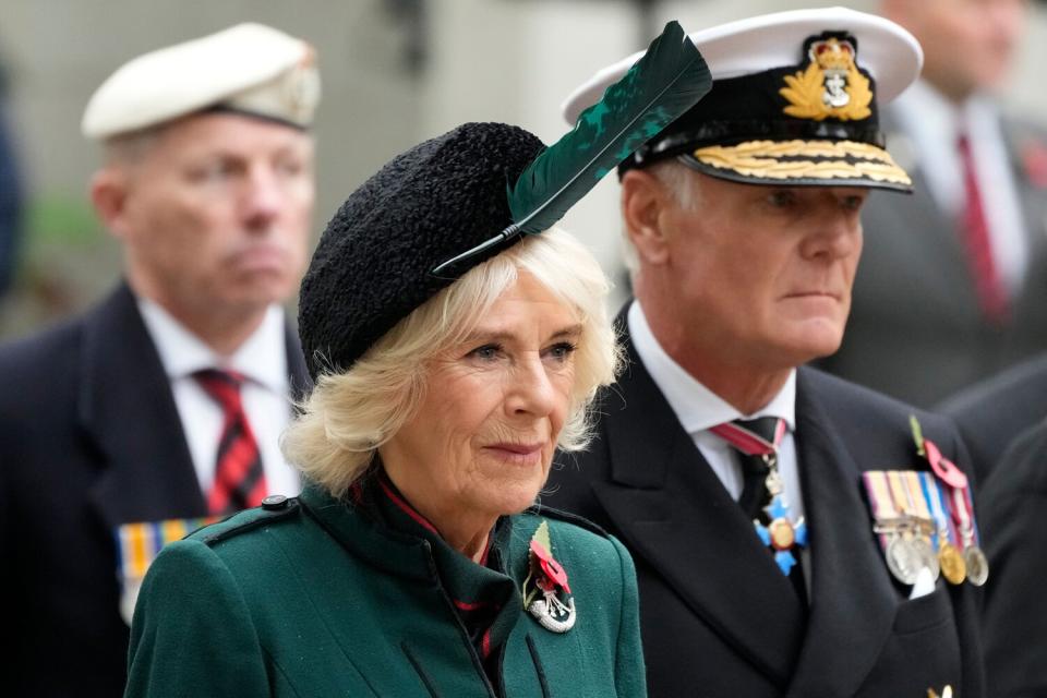 The Queen Consort Attends The 94th Year Of The Field Of Remembrance