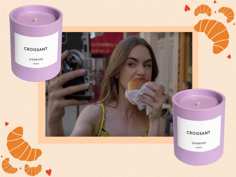 <p>With notes of warm Parisian baked goods, this soothing scent sold out in just 14 minutes</p> (The Independent/iStock/Netlix)