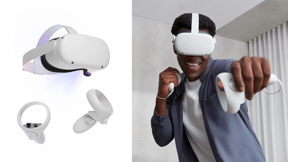 The Oculus Quest 2 VR headset is a great tech gift—and it's on sale.