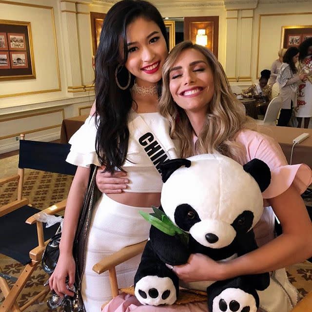 <p>Miss España, Ángela Ponce se ha hecho muy amiga de la delegada de China, otra de las grandes favoritas. Foto: <a rel="nofollow noopener" href="https://www.instagram.com/angelaponceofficial/?hl=en" target="_blank" data-ylk="slk:Miss España, Ángela Ponce/Instagram;elm:context_link;itc:0;sec:content-canvas" class="link ">Miss España, Ángela Ponce/Instagram</a> </p>