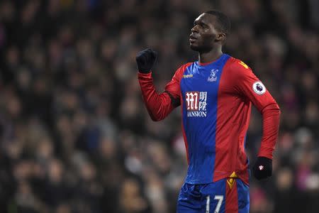 Britain Football Soccer - Crystal Palace v Southampton - Premier League - Selhurst Park - 3/12/16 Crystal Palace's Christian Benteke celebrates after scoring their third goal Action Images via Reuters / Tony O'Brien Livepic