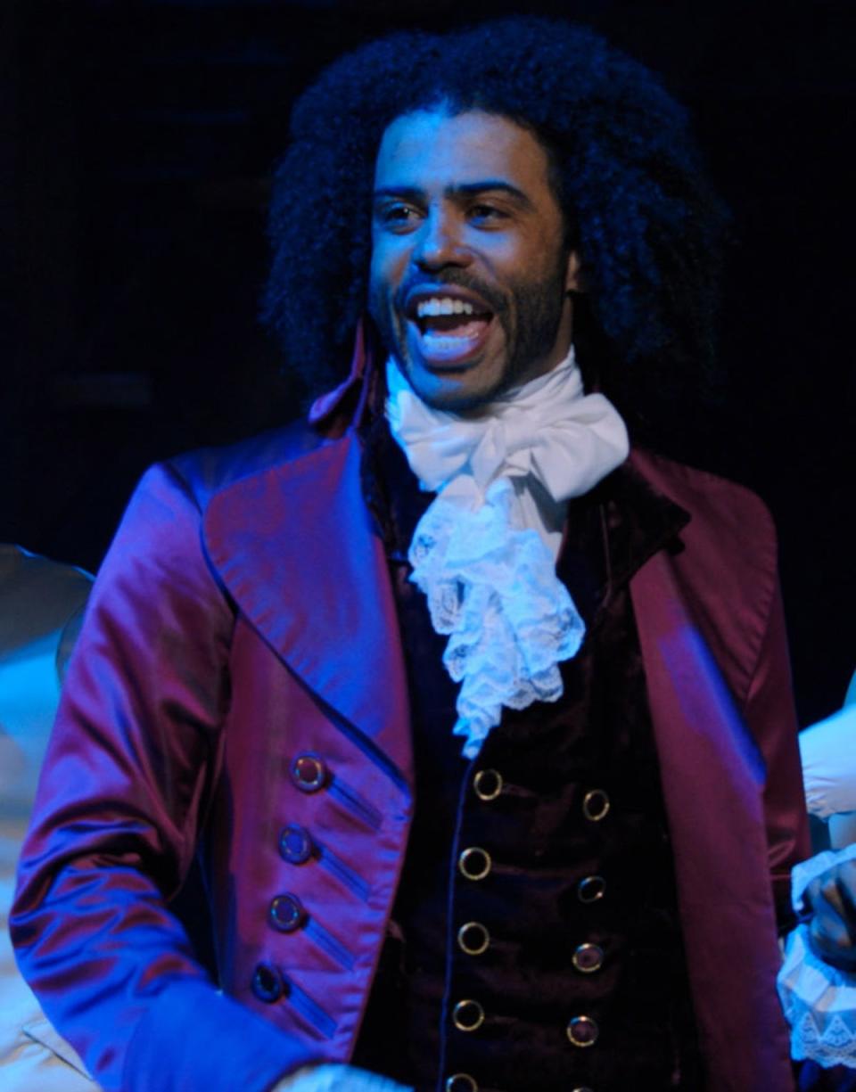 Diggs as Thomas Jefferson in the filmed version of the Broadway smash ‘Hamilton’ (Disney)