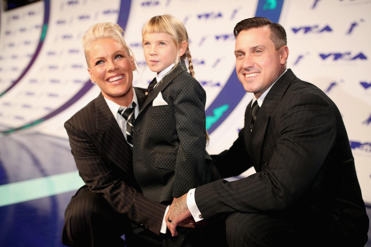 Pink's husband Carey Hart took to Instagram to praise their 