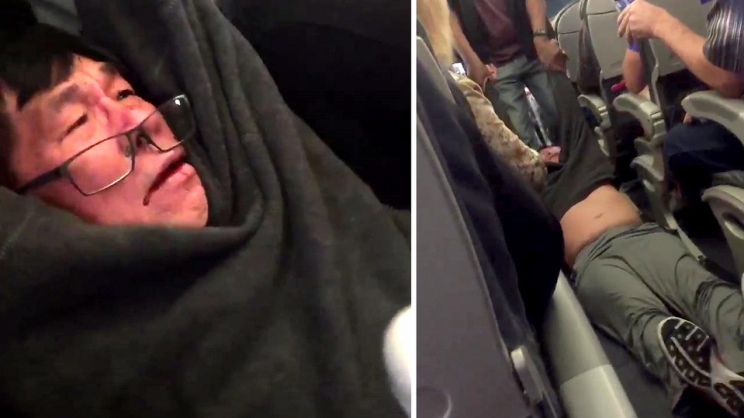 El pasajero David Dao fue arrastrado fuera de un vuelo de United Airlines.