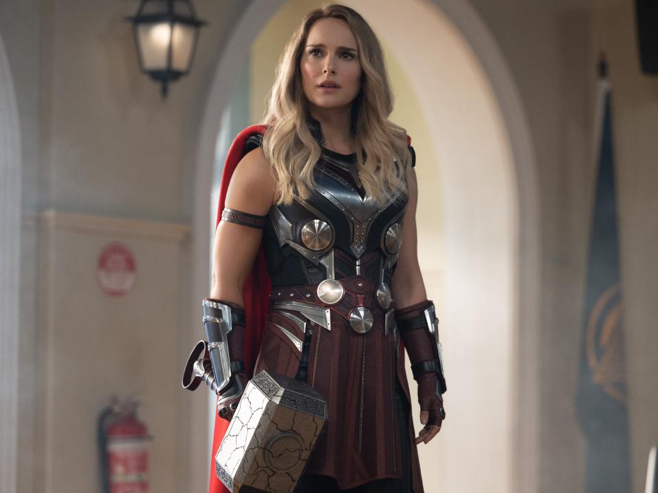 Natalie Portman as Mighty Thor in "Thor: Love and Thunder."