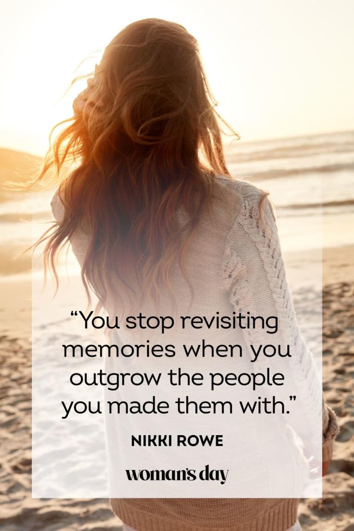 <p>“You stop revisiting memories when you outgrow the people you made them with.”</p>