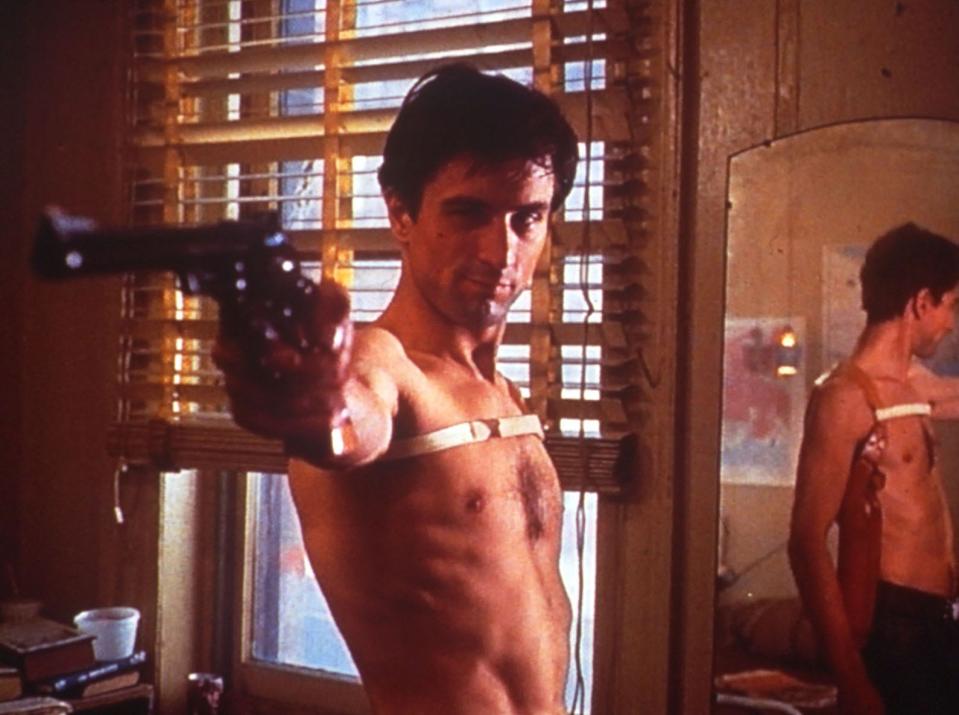 Robert De Niro stars as unstable cabbie Travis Bickle in Martin Scorsese's "Taxi Driver."