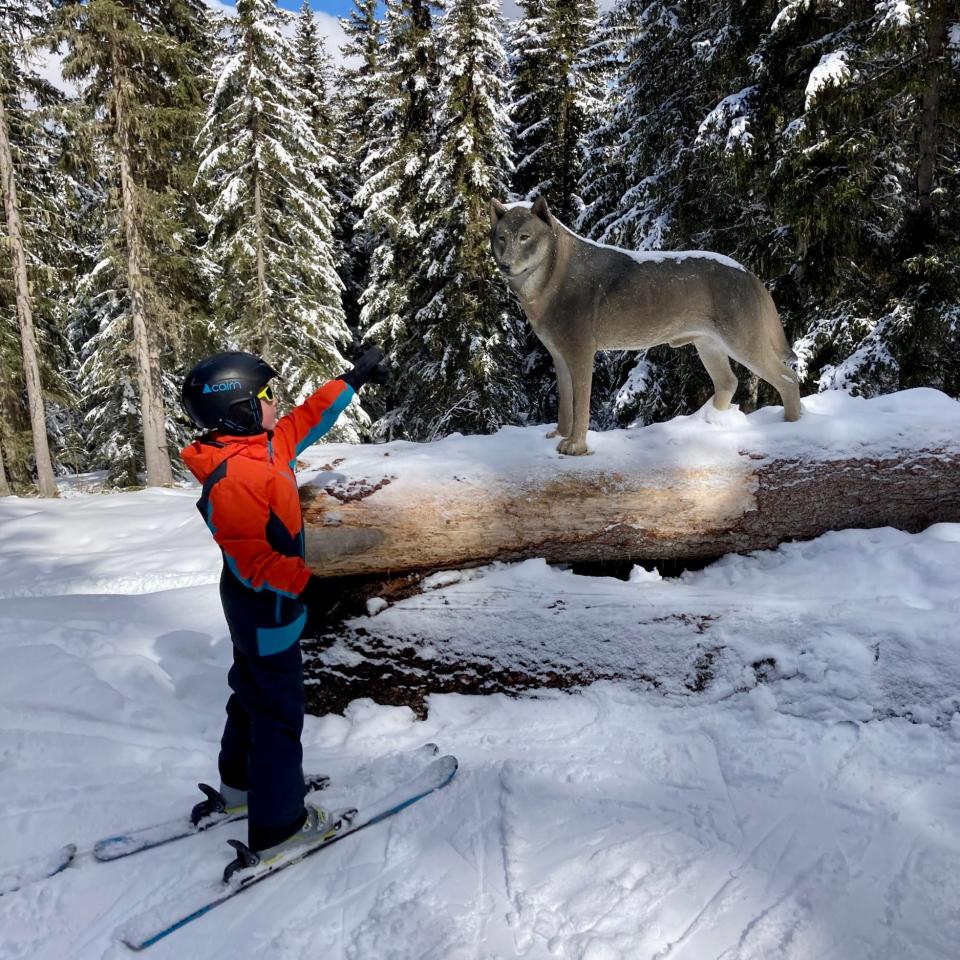 Chris Leadbeater's son Hal Meribel on Animal Piste