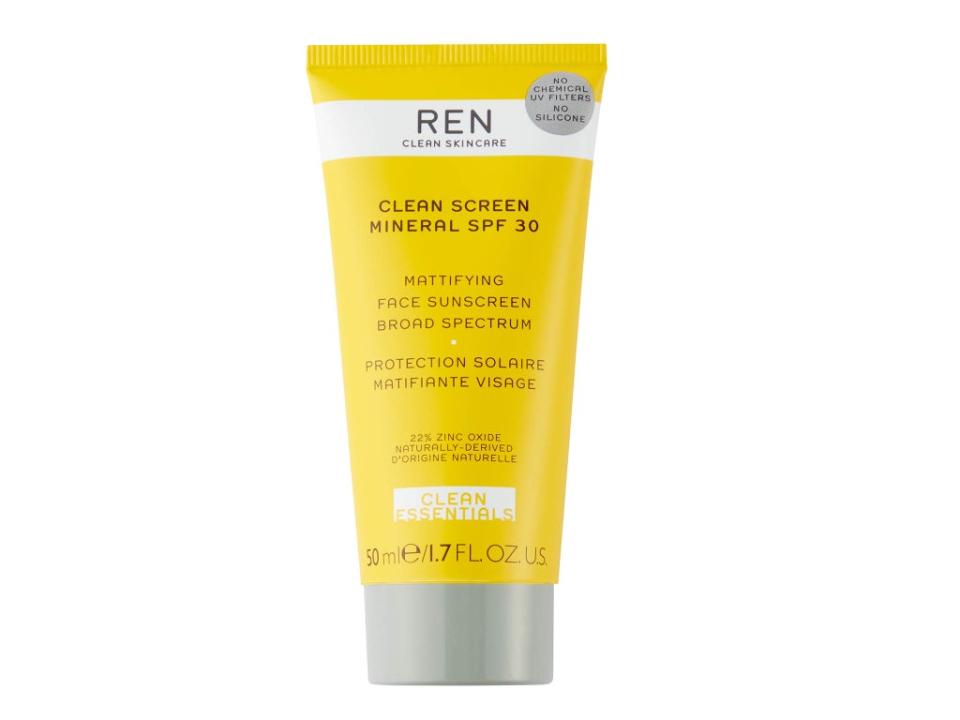 Ren clean screen mineral SPF30: £32, Cultbeauty.co.uk (Cult Beauty)